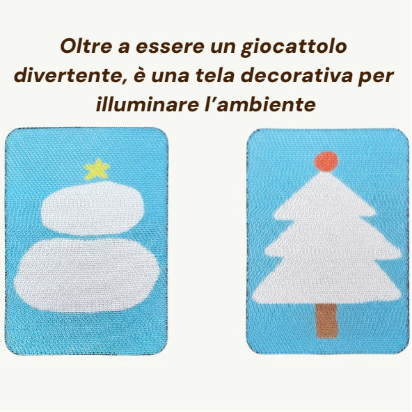 Barkmow Tiragraffi da Parete per Gatti in Cartone Ondulato Premium – Rivestimento Antigraffio Resistente con Carta Bianca Svedese, Formato Grande per Protezione Divani