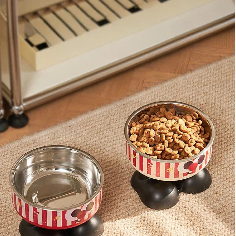 Barkmow Ciotola per Cibo e Acqua per Cani e Gatti – Design Smontabile Antiribaltamento, Ciotola Colorata per Cuccioli e Animali Domestici