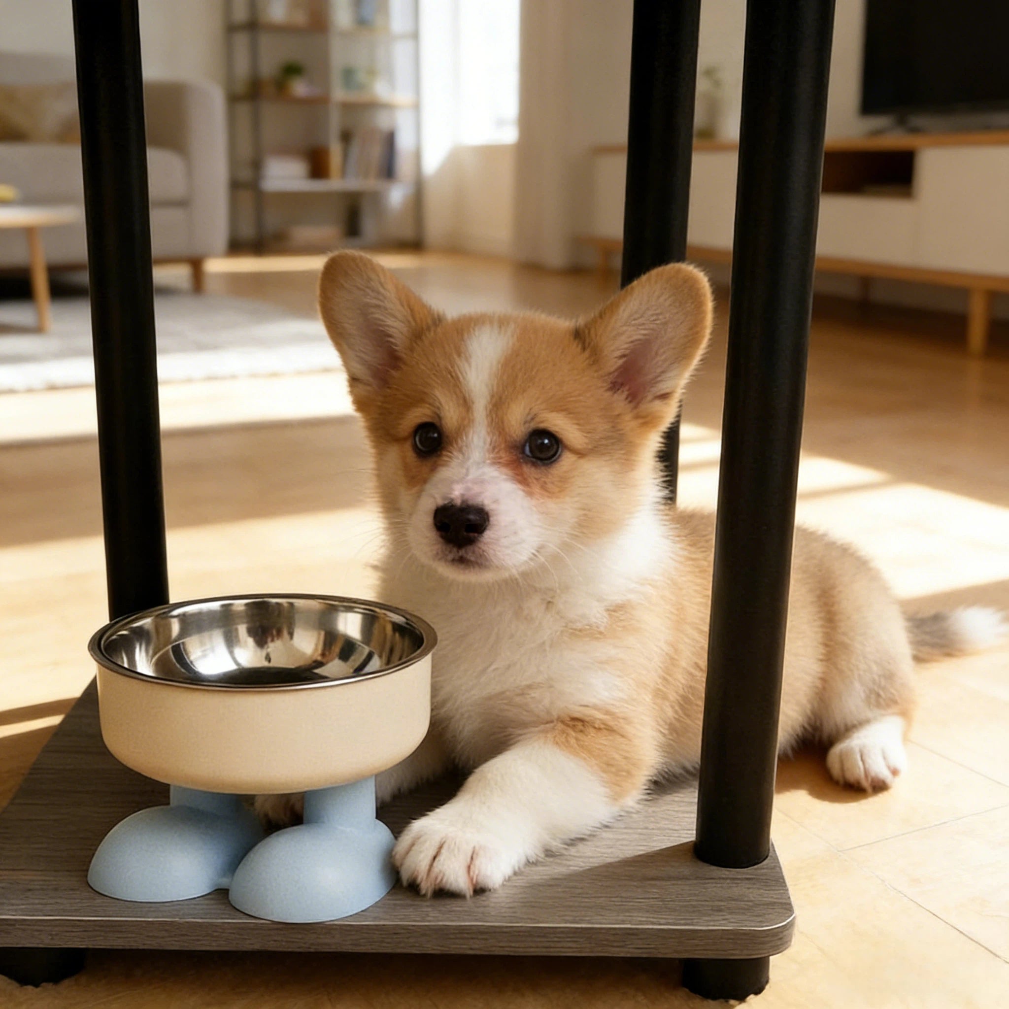 Barkmow Ciotola per Cibo e Acqua per Cani e Gatti – Design Smontabile Antiribaltamento, Ciotola Colorata per Cuccioli e Animali Domestici