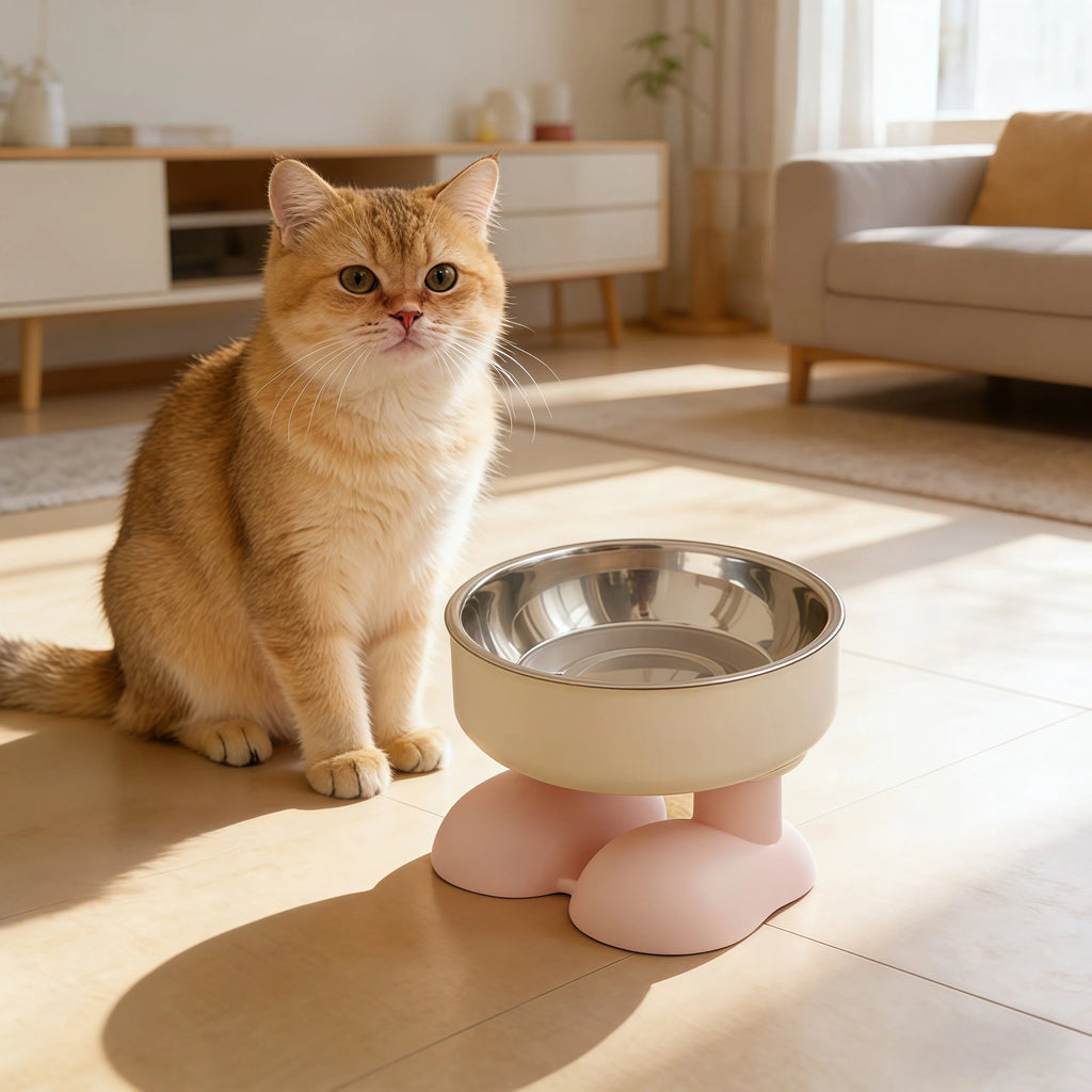 Barkmow Ciotola per Cibo e Acqua per Cani e Gatti – Design Smontabile Antiribaltamento, Ciotola Colorata per Cuccioli e Animali Domestici