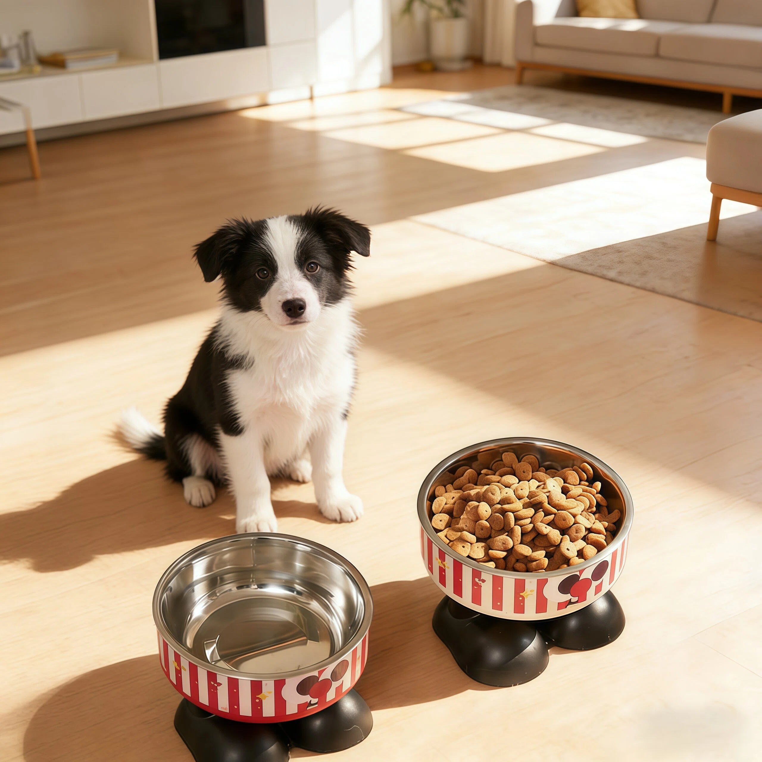 Barkmow Ciotola per Cibo e Acqua per Cani e Gatti – Design Smontabile Antiribaltamento, Ciotola Colorata per Cuccioli e Animali Domestici