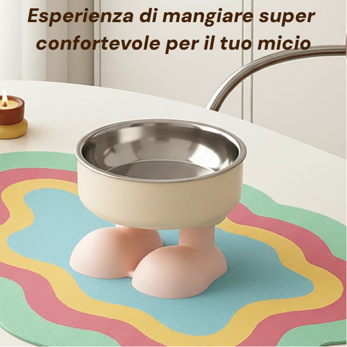 Barkmow Ciotola per Cibo e Acqua per Cani e Gatti – Design Smontabile Antiribaltamento, Ciotola Colorata per Cuccioli e Animali Domestici